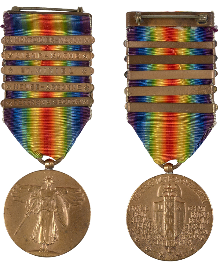medal with ribbon
